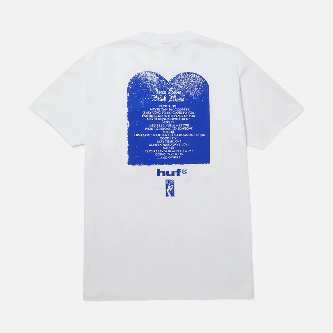 HUF Isaac Hayes Black Moses Heavyweight Tee - White - Image 2