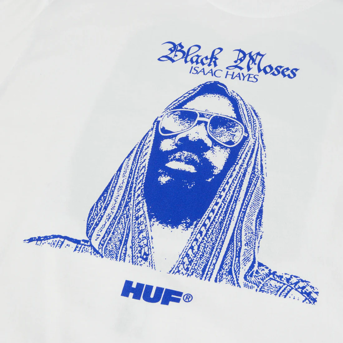 HUF Isaac Hayes Black Moses Heavyweight Tee - White - Image 3