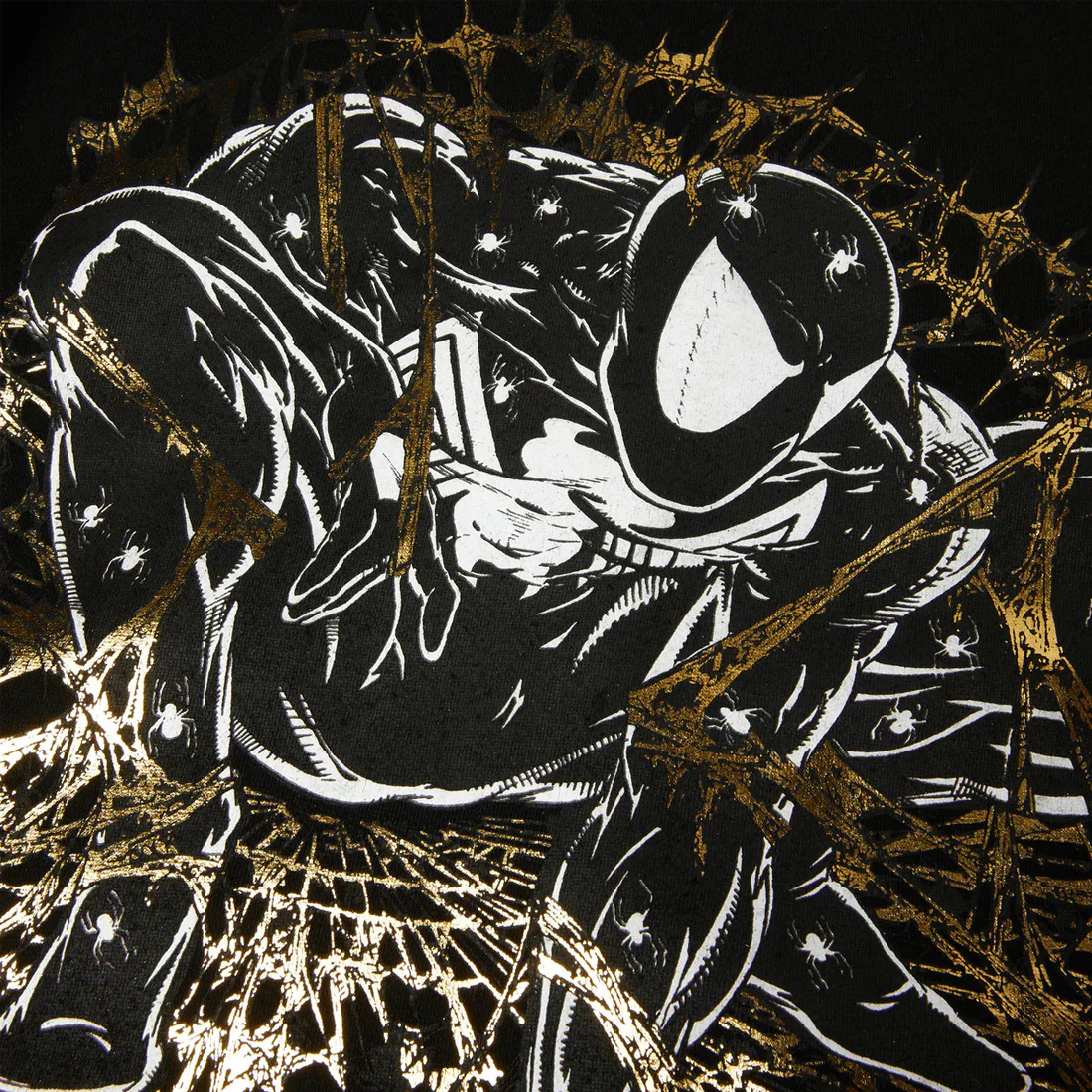 HUF X MARVEL Spider-Man Arachknight Full Zip Hood - Black - Image 4