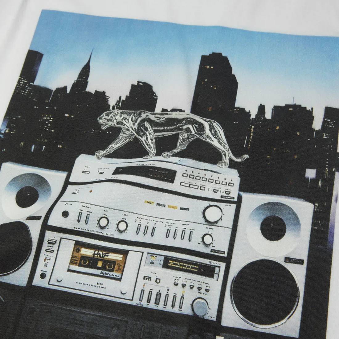 HUF Midnight Radio Tee - White - Image 2