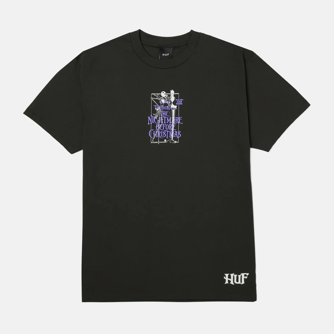 HUF Nightmare Before Christmas Tee - Vintage Black - Image 2
