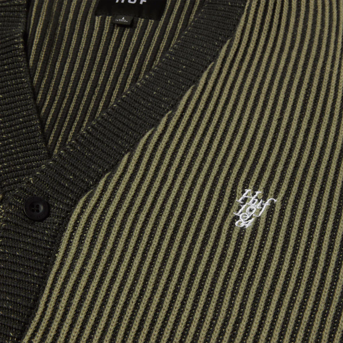 HUF Repeater Cardigan - Asphalt - Image 7