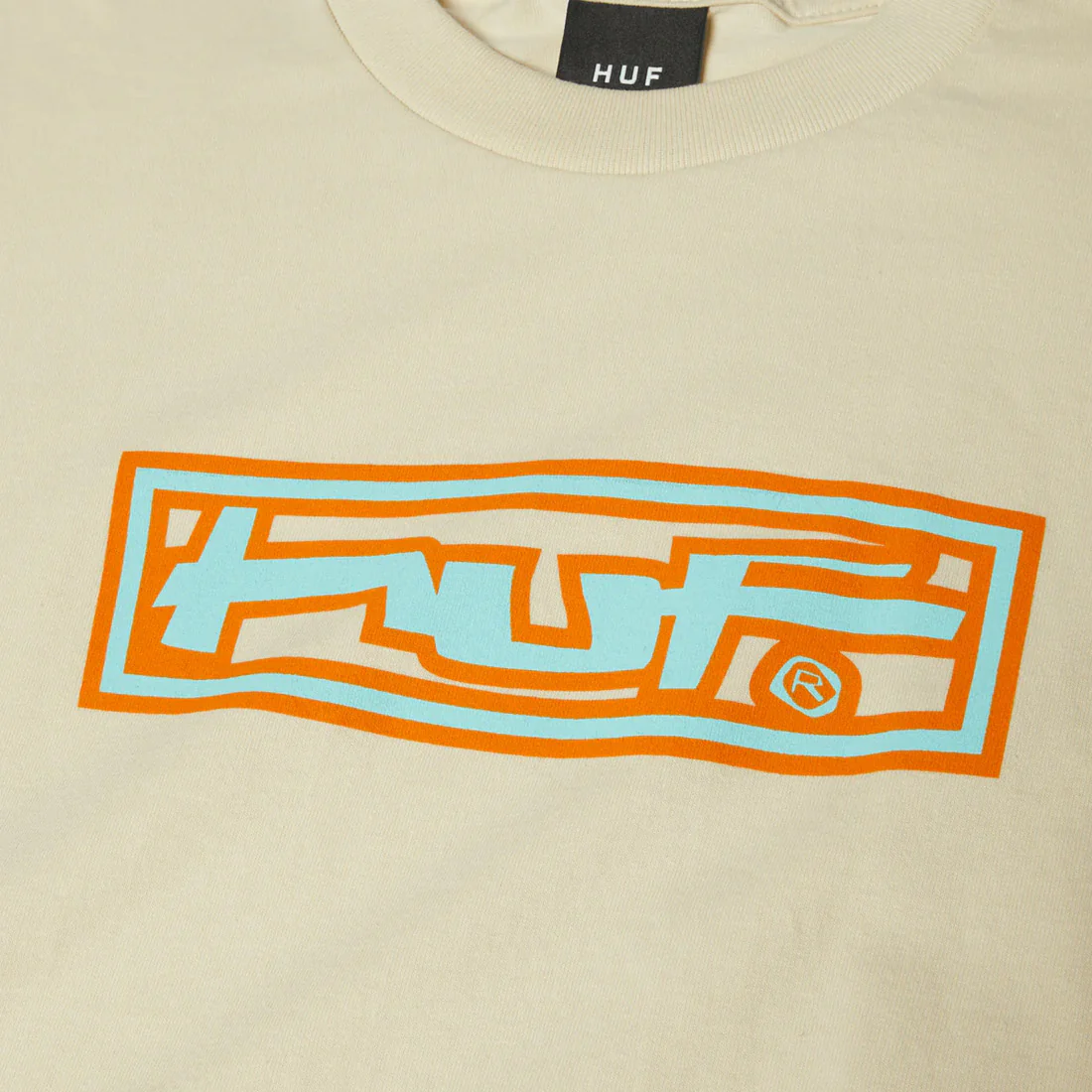 HUF Stretch Tee - Cream - Image 2