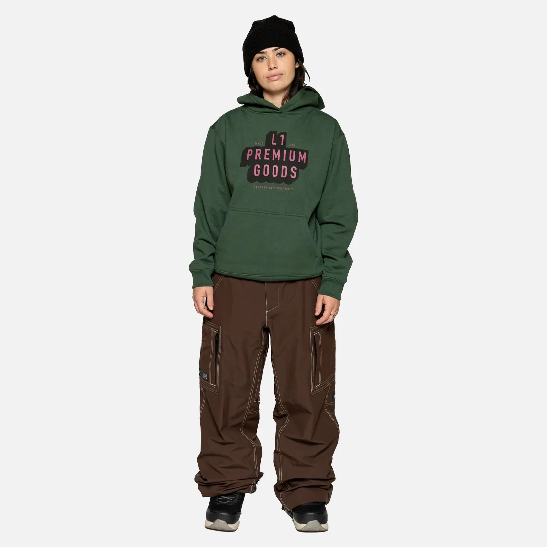 L1 Women's Fairfield Cargo Pant 2026 - Charcoal - Image 3