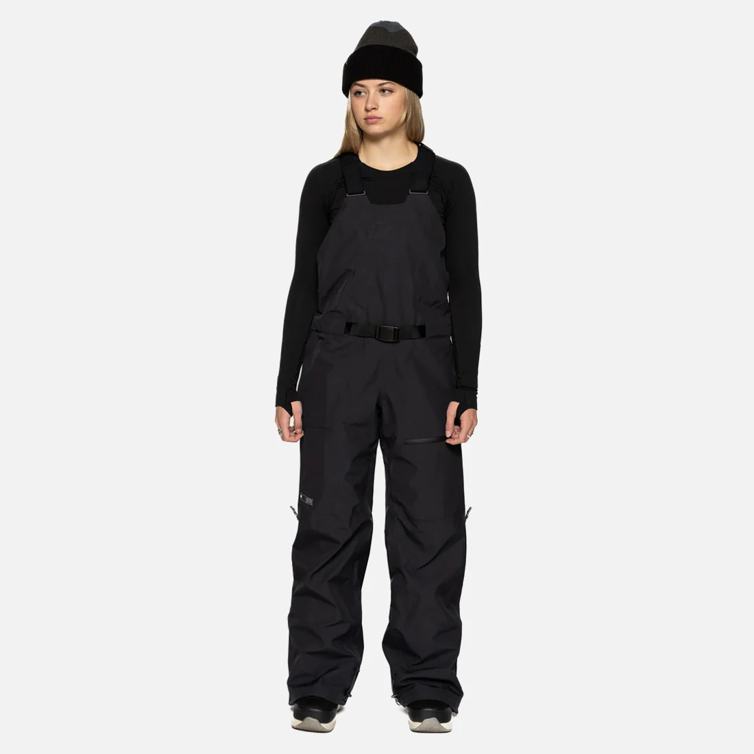 L1 Women's Ukka Bib Pant 2026 - Black - Image 3