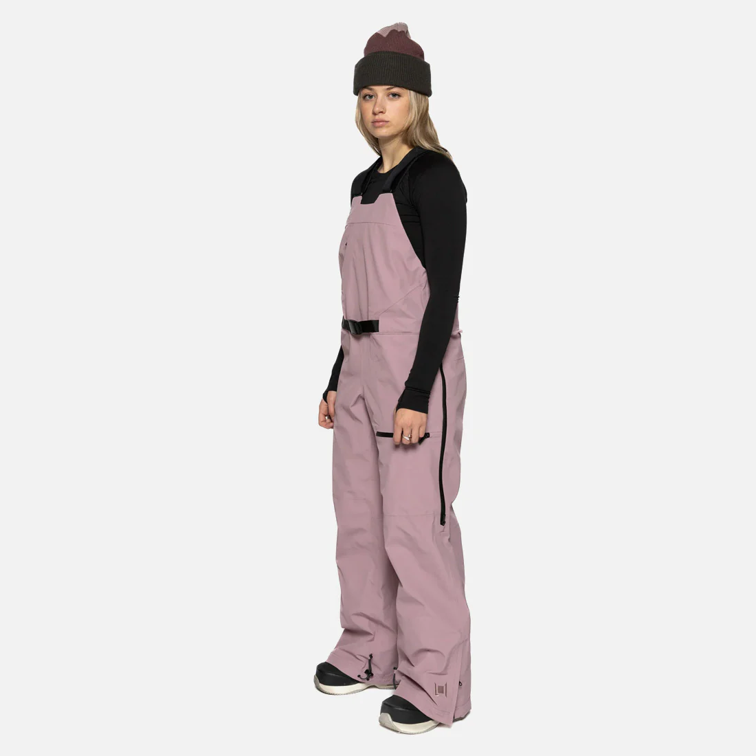 L1 Women's Ukka Bib Pant 2026 - Violet Dusk - Image 4
