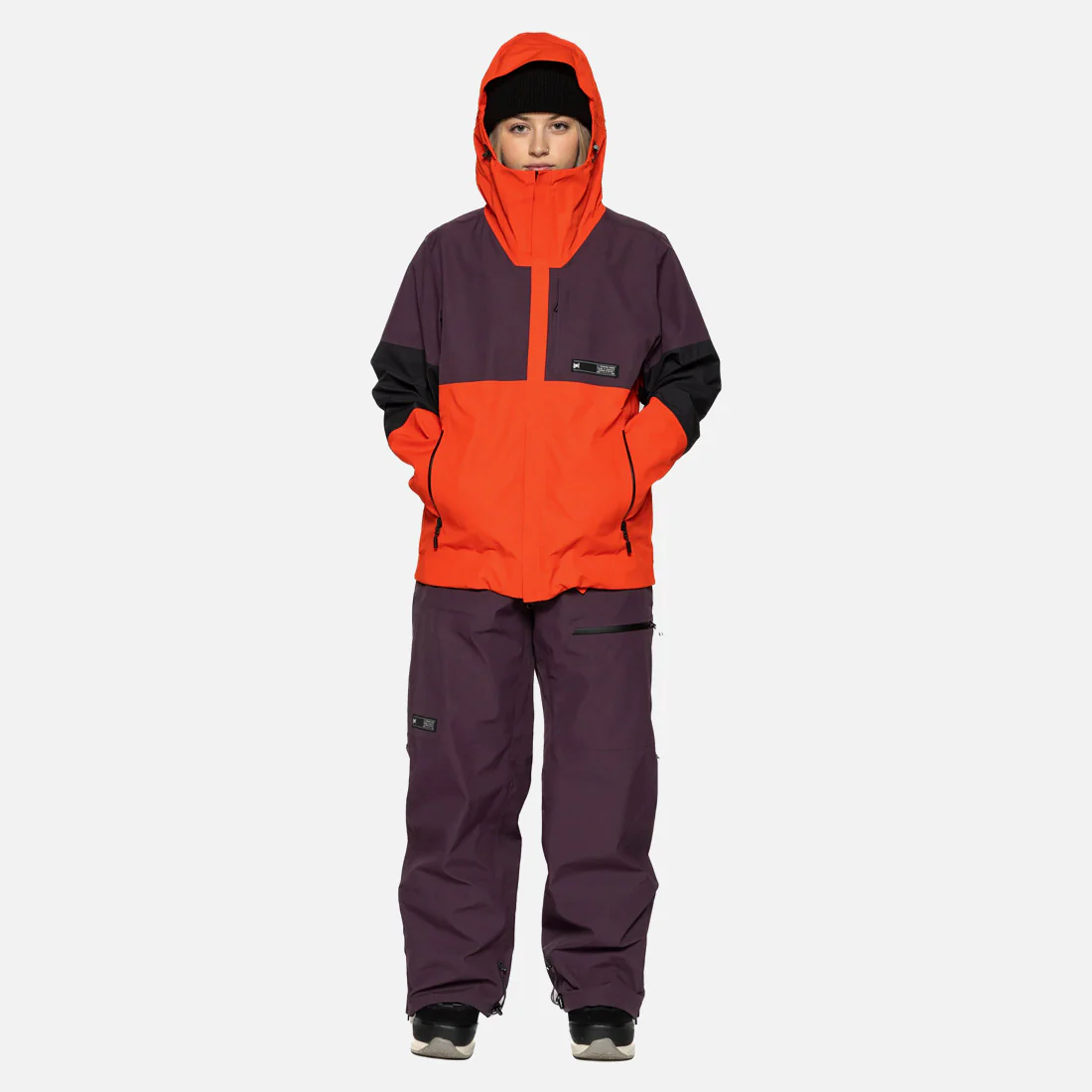 L1 Women's Ukka Jacket 2026 - Cinder/Fig/Black - Image 3