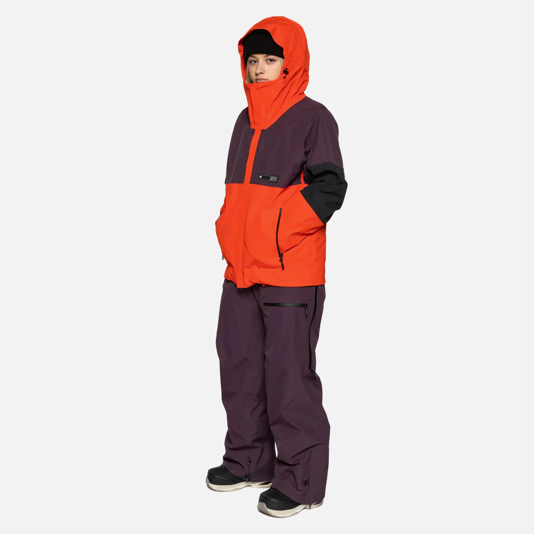 L1 Women's Ukka Jacket 2026 - Cinder/Fig/Black - Image 5