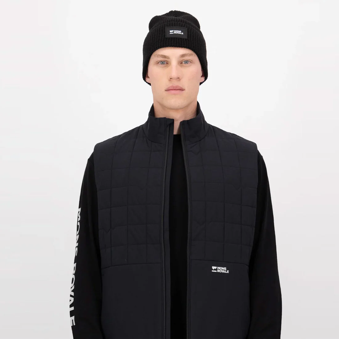 MONS ROYALE Canyon Merino Insulated Vest - Black - Image 3