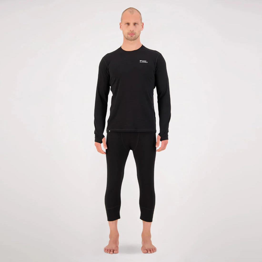 MONS ROYALE Cascade Merino Long Sleeve - Black - Image 3