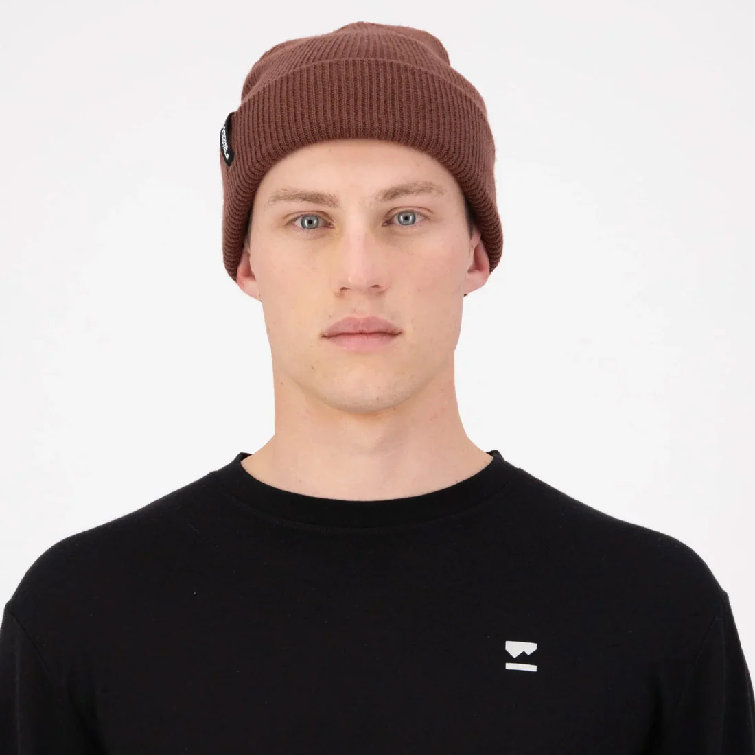 MONS ROYALE Chunky Logger Merino Beanie - Bark - Image 2