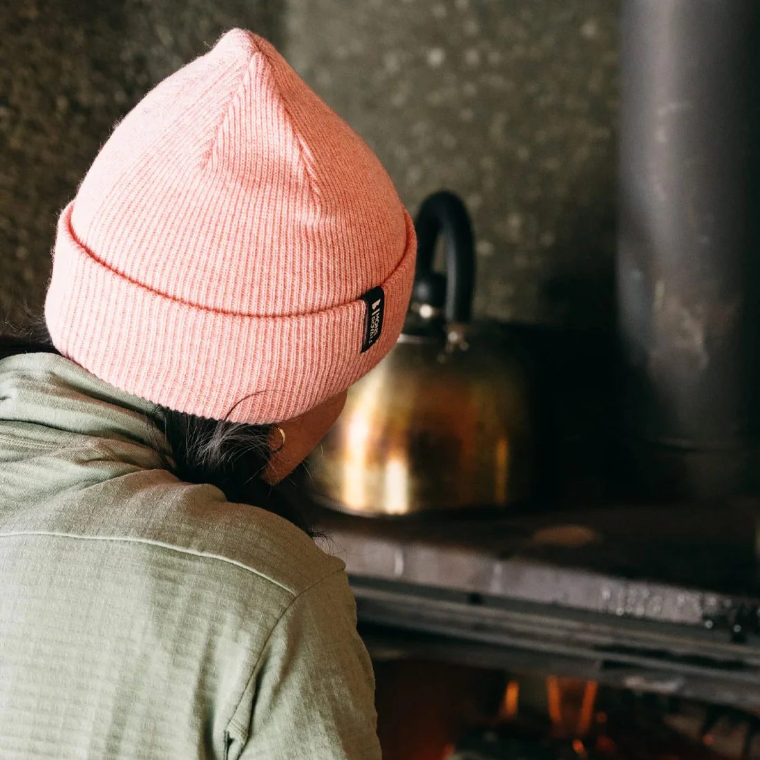 MONS ROYALE Chunky Logger Merino Beanie - Winter Rose - Image 4