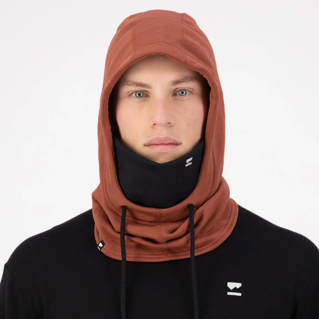 MONS ROYALE Decade Merino Fleece Hood - Sienna - Image 2