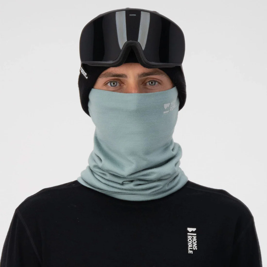 MONS ROYALE Double Up Merino Neckwarmer - Dew - Image 3