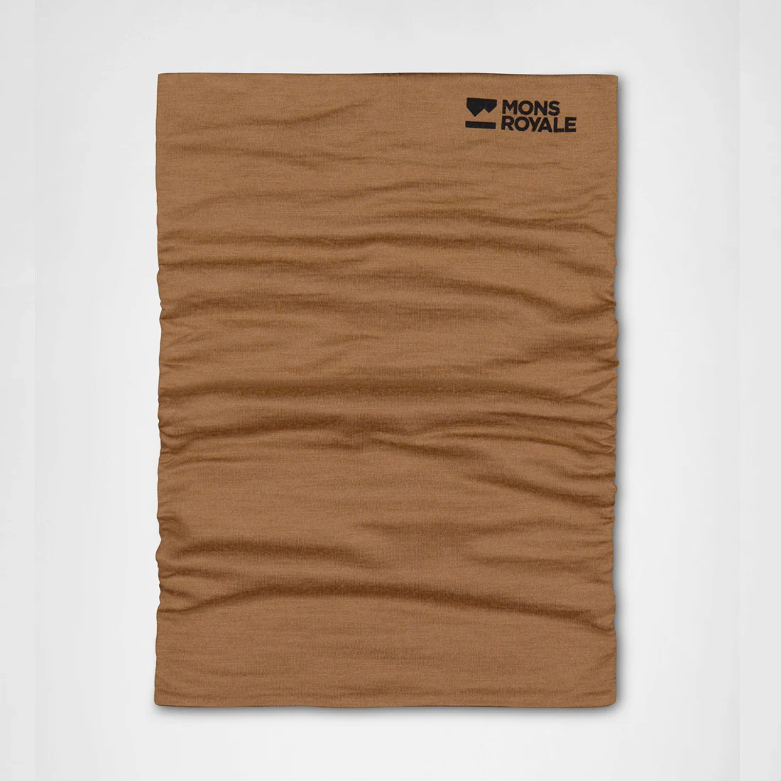 MONS ROYALE Double Up Merino Neckwarmer - Toffee - Image 2