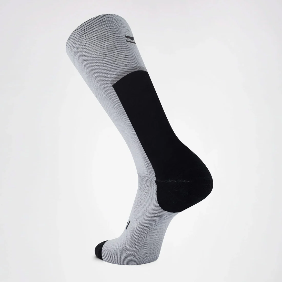 MONS ROYALE Unisex Pro Lite Merino Snow Sock - Grey Marl - Image 2