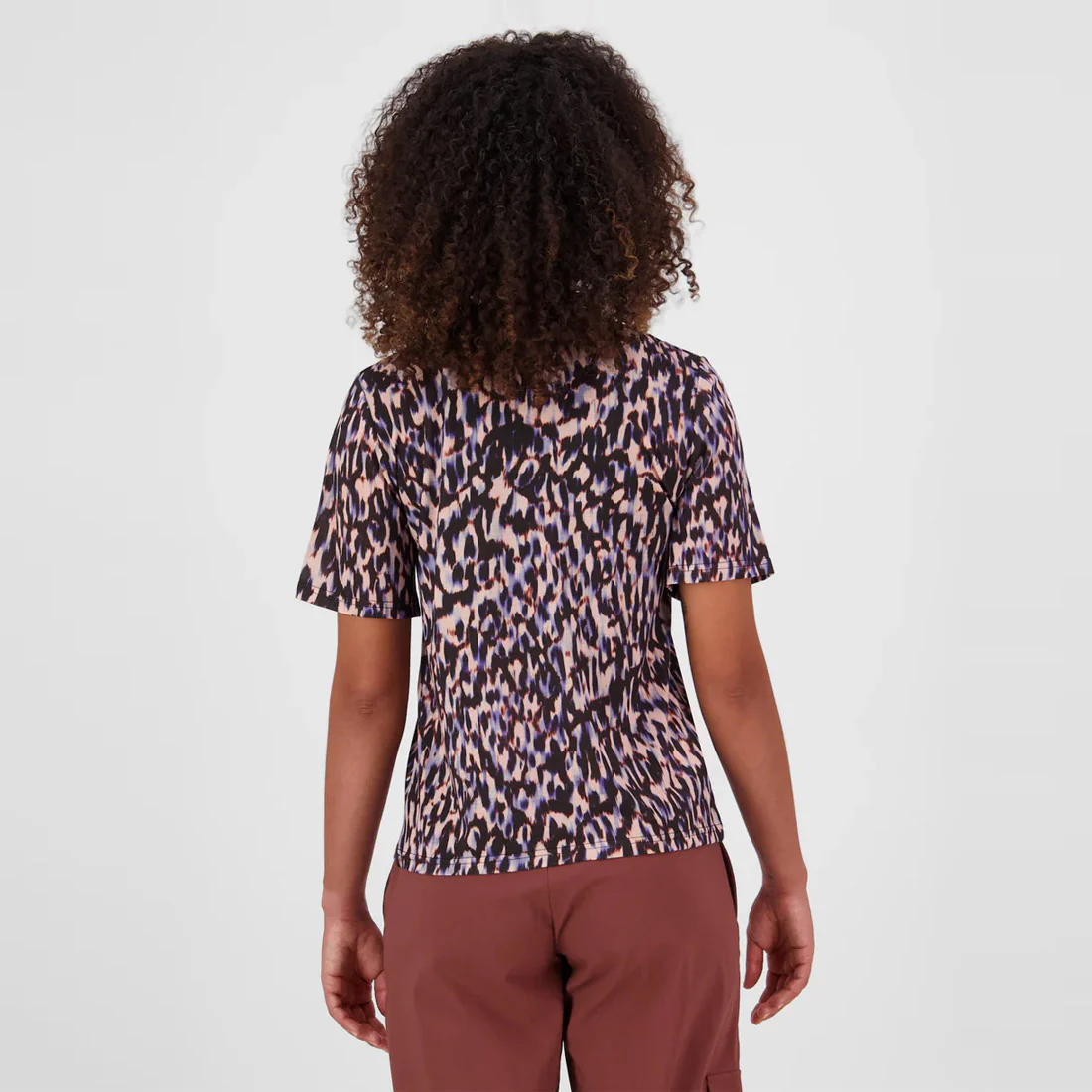 MONS ROYALE Women's Icon Merino Tee - Rock Leopard - Image 2