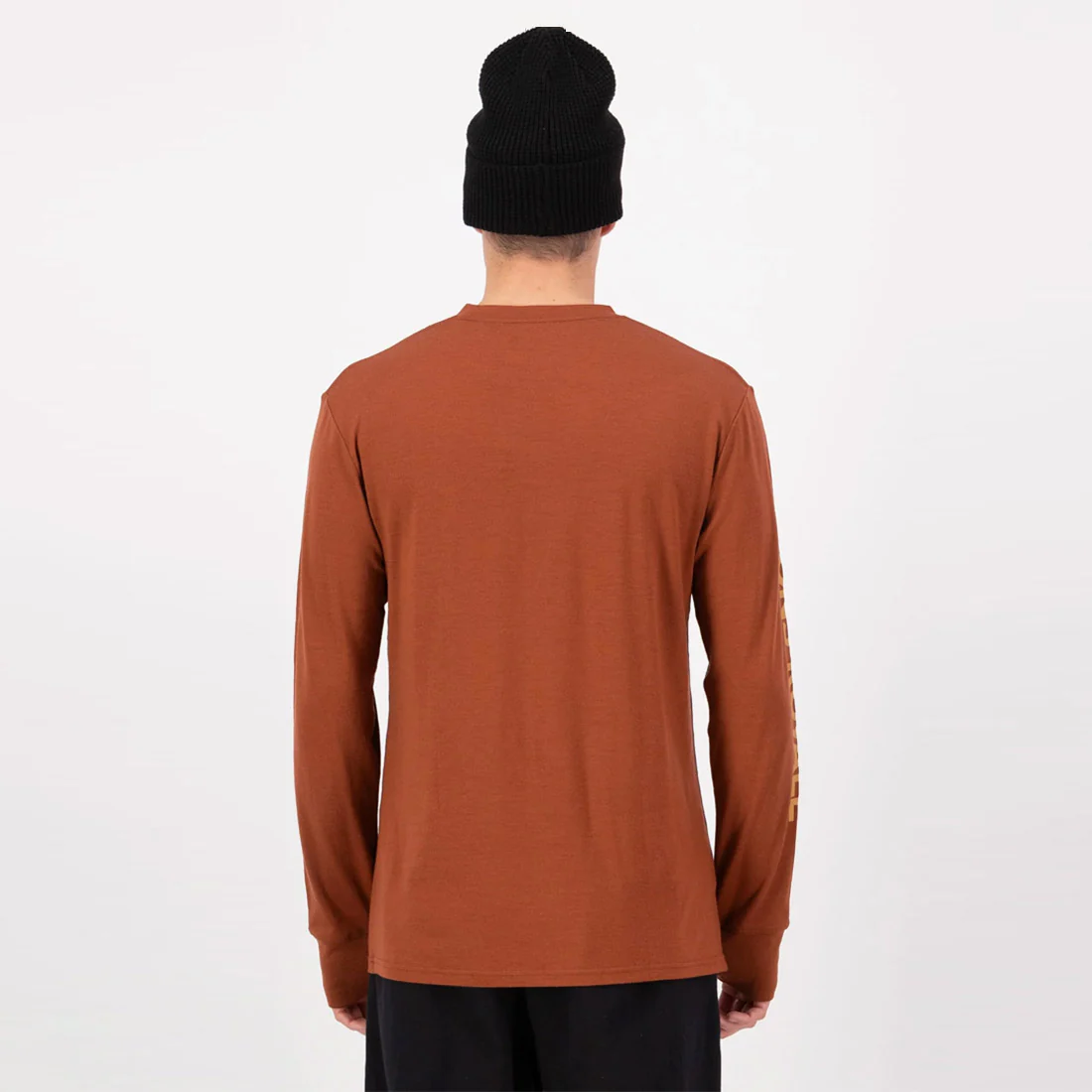 MONS ROYALE Yotei Merino Classic Long Sleeve - Sienna - Image 2