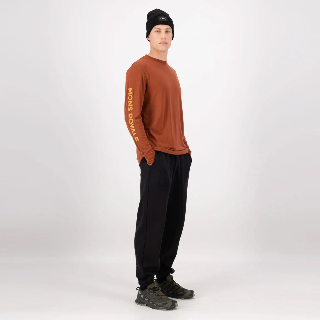 MONS ROYALE Yotei Merino Classic Long Sleeve - Sienna - Image 4