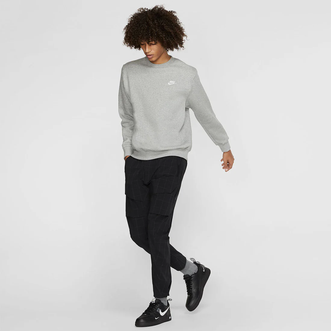 NIKE SB Club Crew - Dark Grey Heather - Image 4