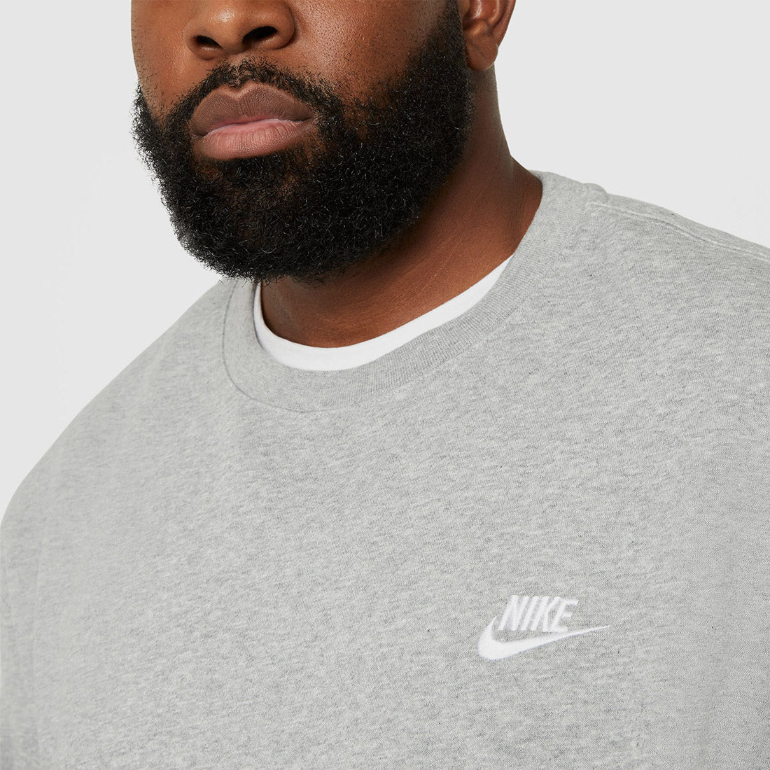 NIKE SB Club Crew - Dark Grey Heather - Image 6