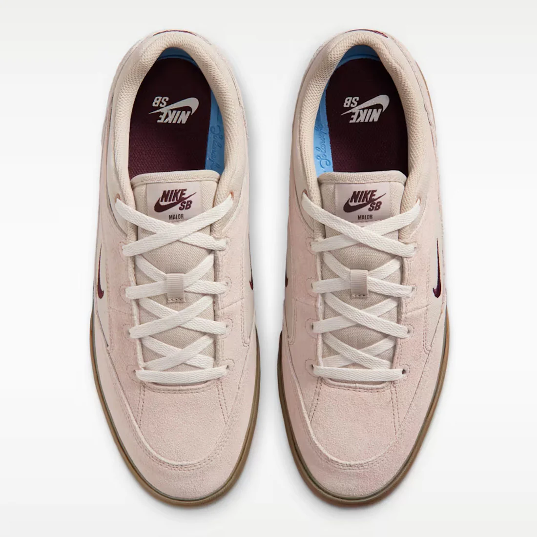 NIKE SB Malor - Cream II/Burgundy Crush - Image 4