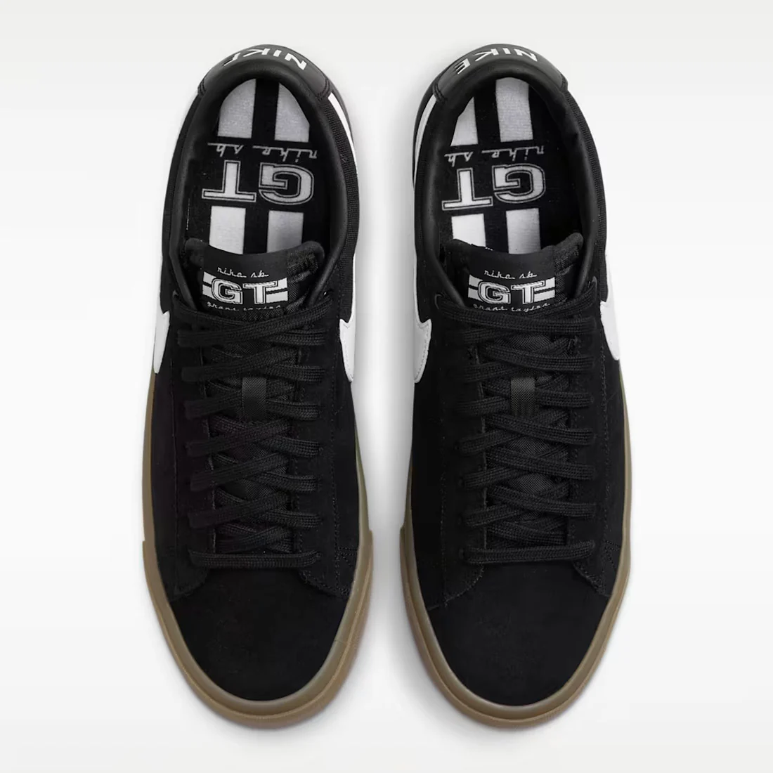 NIKE SB Zoom Blazer Low Pro GT - Black/Gum - Image 3