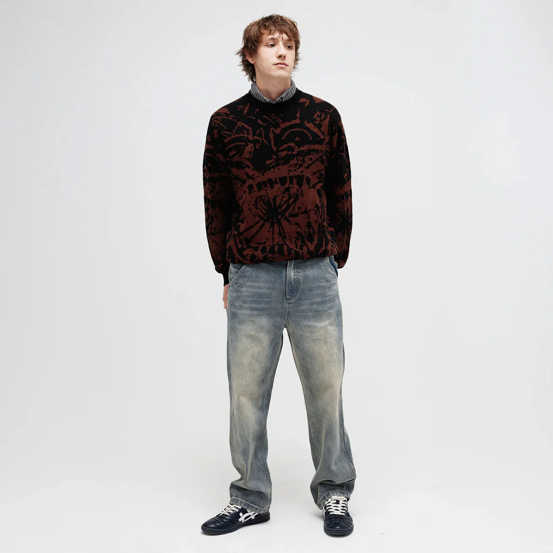 PASSPORT Goes Around Knit Sweater - Brown - Image 2