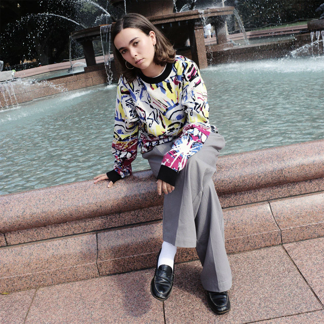 PASSPORT Goes Around Knit Sweater - Multi - Image 3