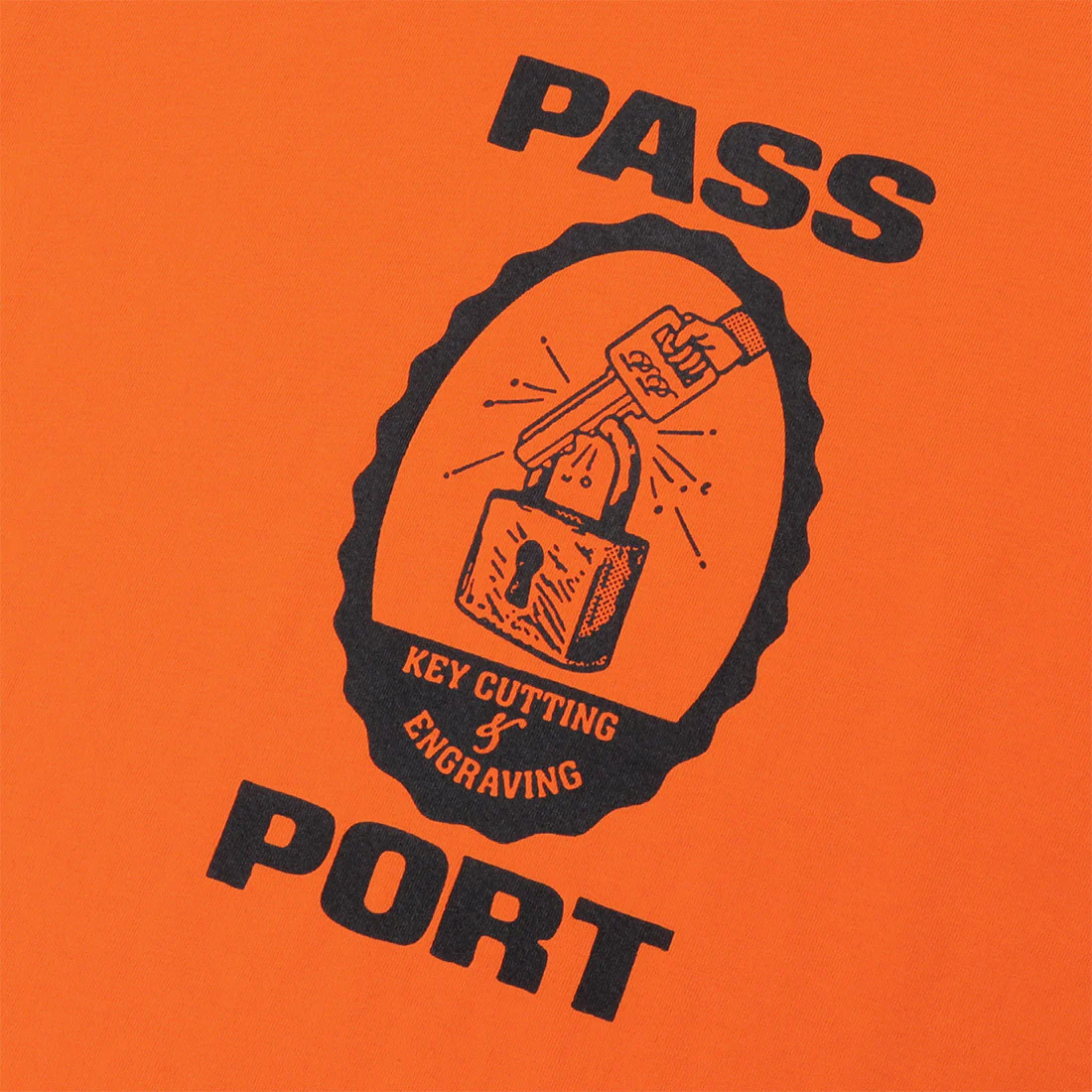PASSPORT Hercu-Locks Tee - Safety Orange - Image 3
