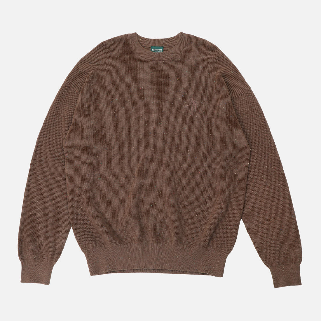 PASSPORT Speckled Knit Sweater - Brown - Image 2