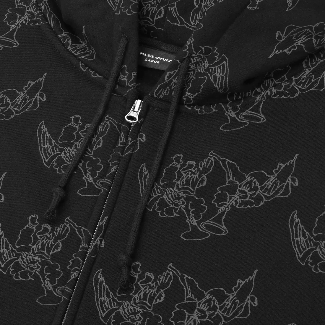 PASSPORT Trumpets Zip Hood - Black - Image 6