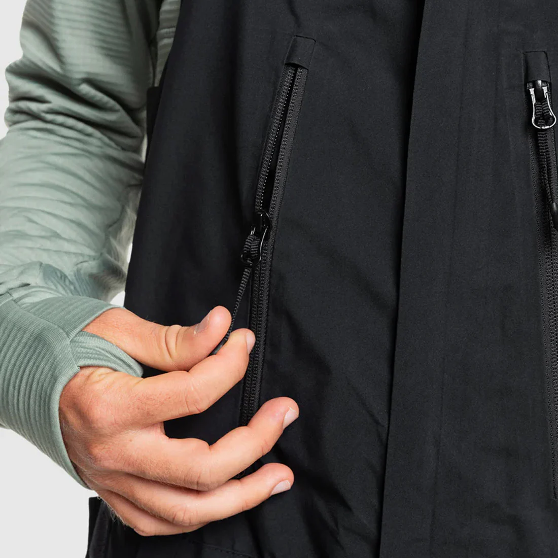 QUIKSILVER Altostratus Stretch Gore-Tex Bib Pant 2025 - True Black - Image 4