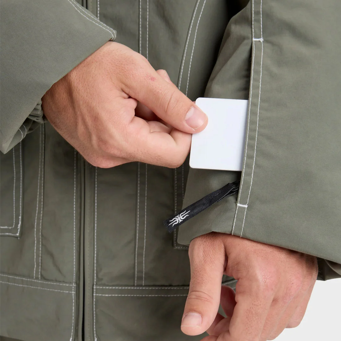 QUIKSILVER Live Wire Jacket 2026 - Dusty Olive - Image 6
