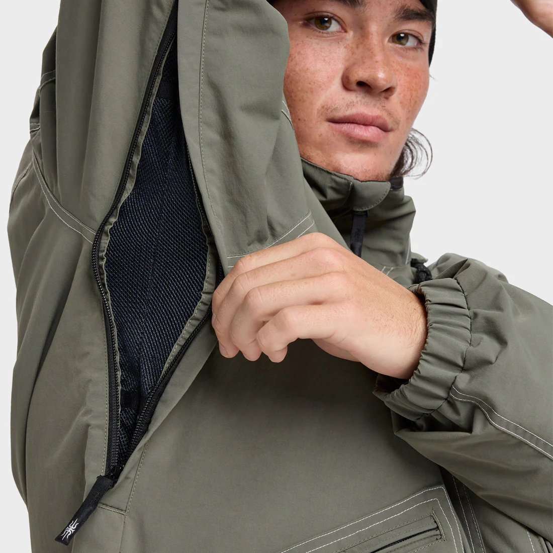 QUIKSILVER Live Wire Jacket 2026 - Dusty Olive - Image 7