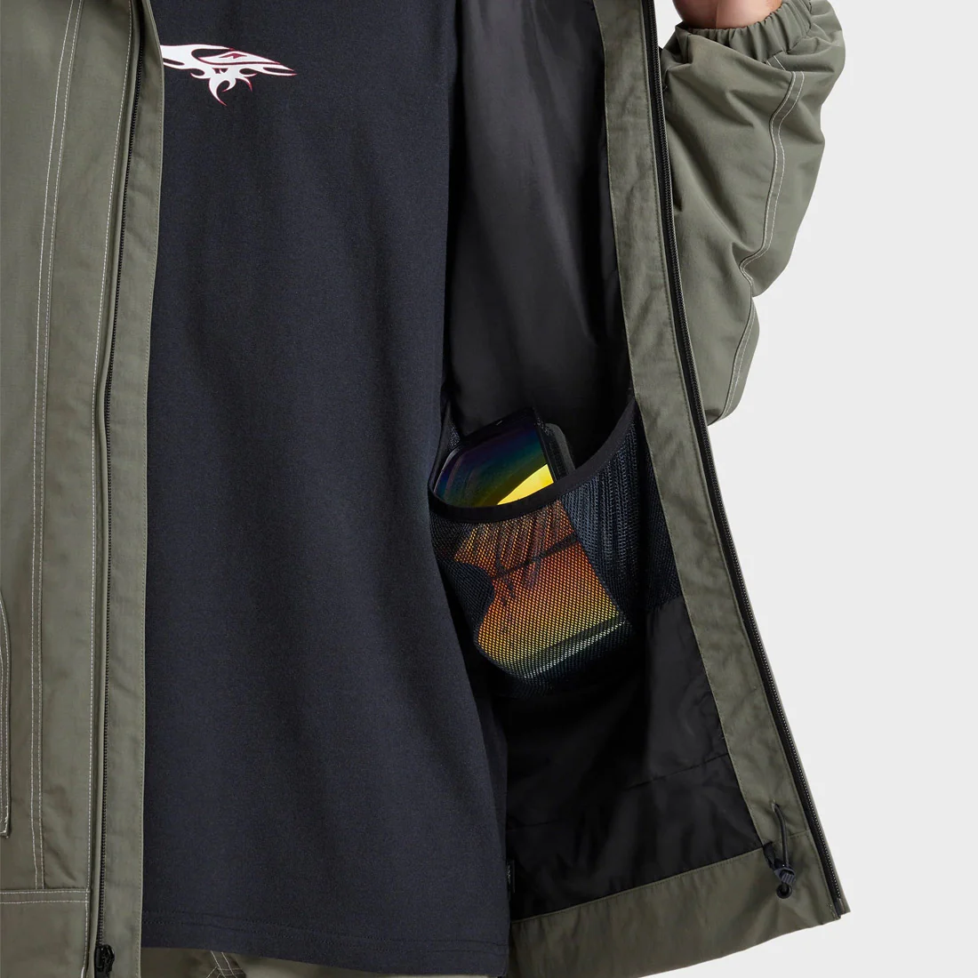 QUIKSILVER Live Wire Jacket 2026 - Dusty Olive - Image 9