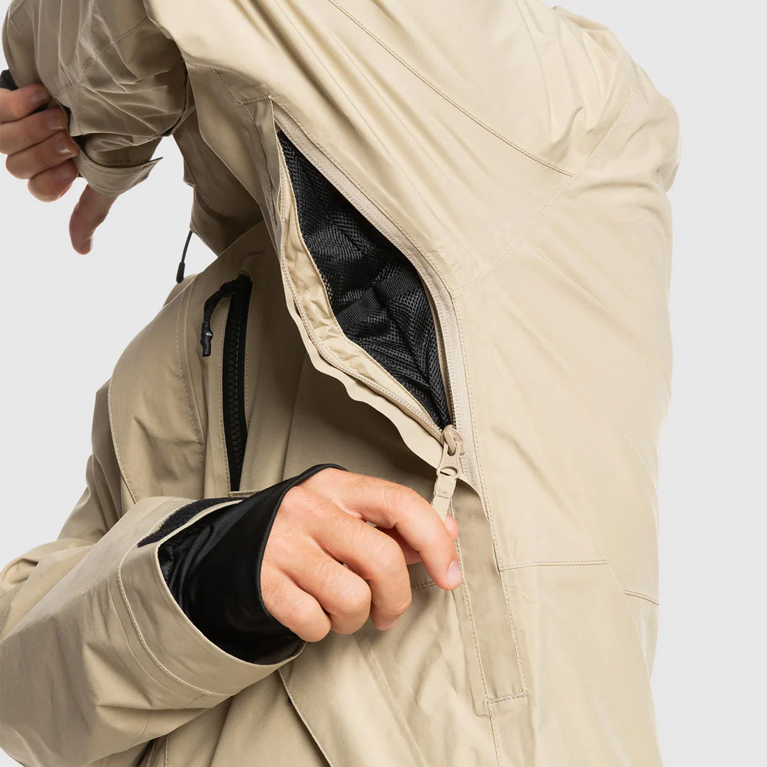 QUIKSILVER Mission Gore-Tex Jacket 2026 - Bone - Image 10