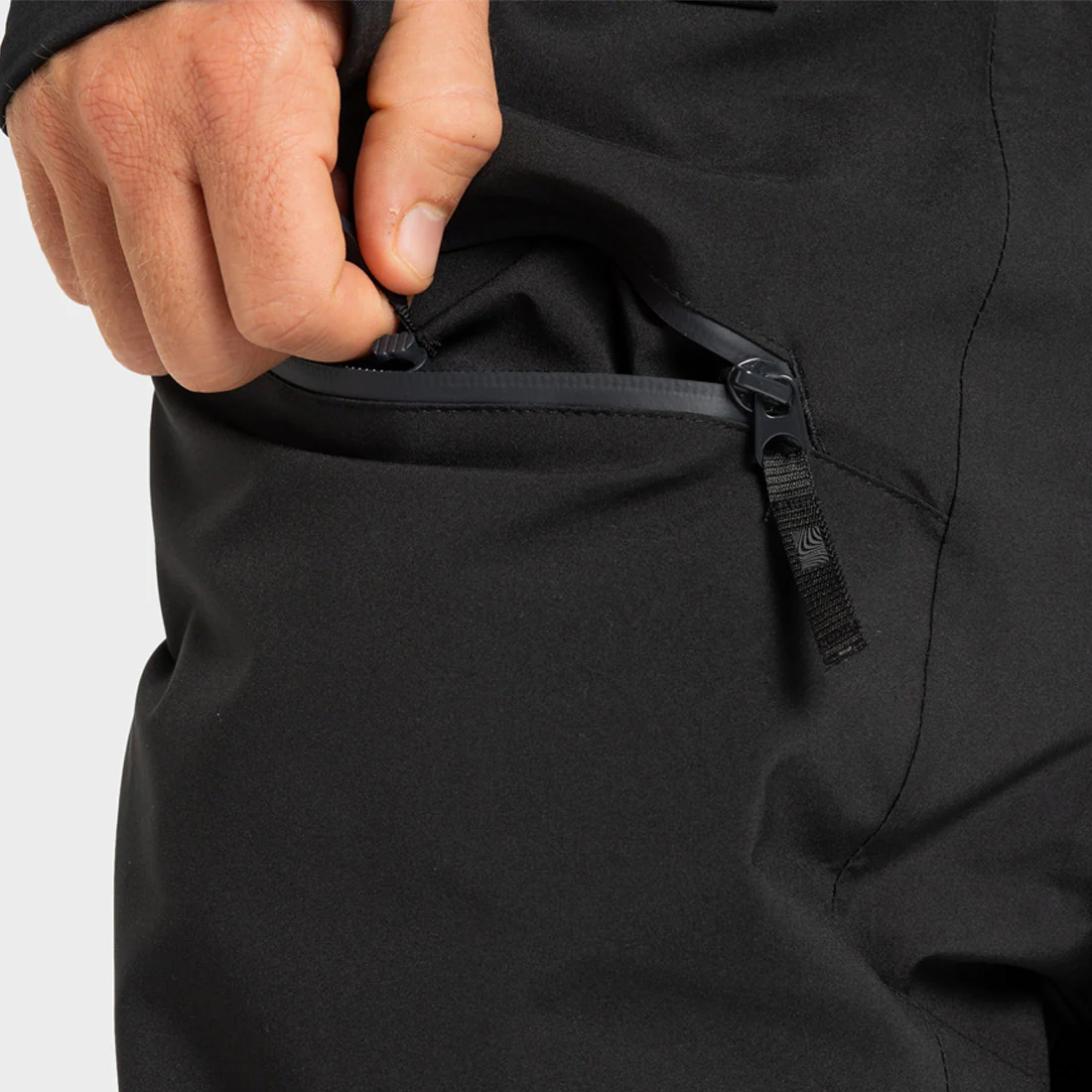 QUIKSILVER Paramo Stretch 20K Bib Pant 2026 - True Black - Image 6
