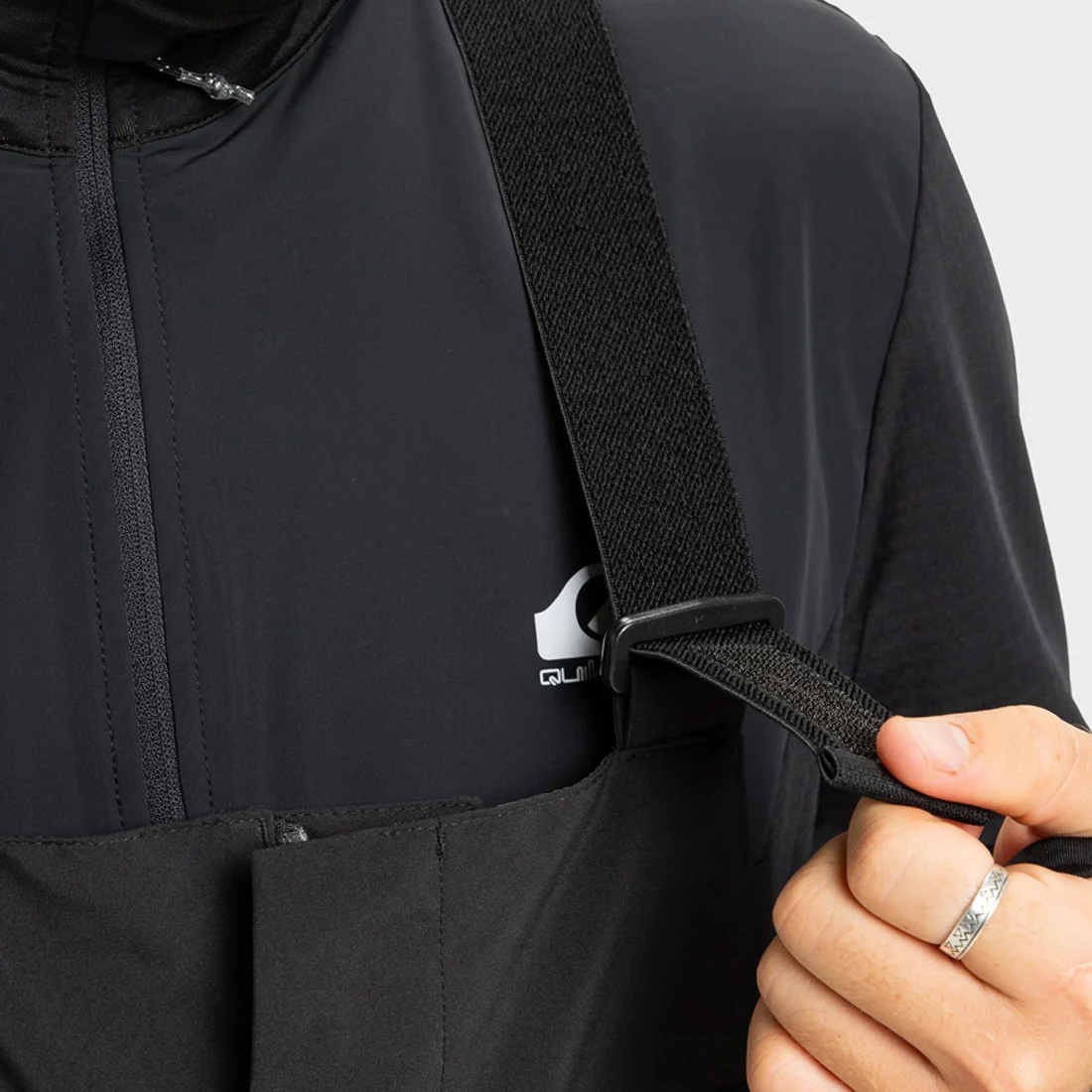 QUIKSILVER Paramo Stretch 20K Bib Pant 2026 - True Black - Image 9