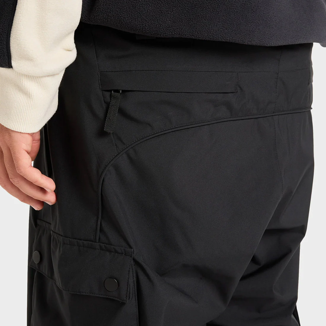 QUIKSILVER Snow Down Cargo Pant 2026 - True Black - Image 8