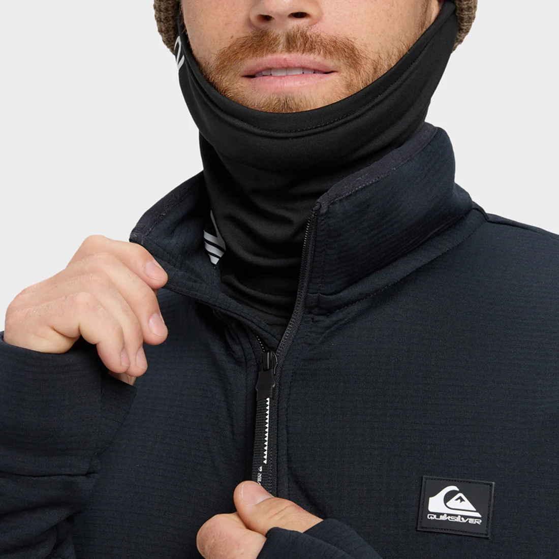 QUIKSILVER Steep Point Full Zip Fleece - True Black - Image 6