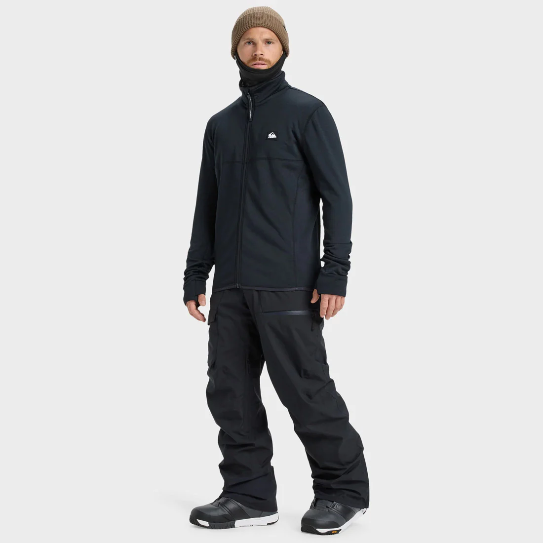 QUIKSILVER Steep Point Full Zip Fleece - True Black - Image 8