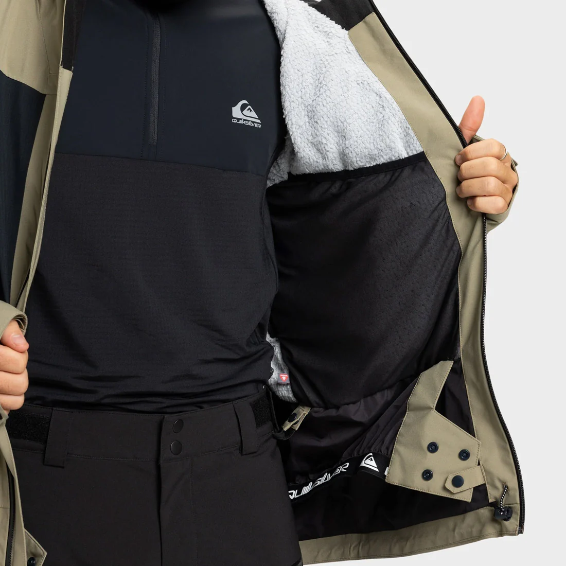 QUIKSILVER Ultralight Stretch 20K Jacket 2026 - Fallen Rock - Image 6
