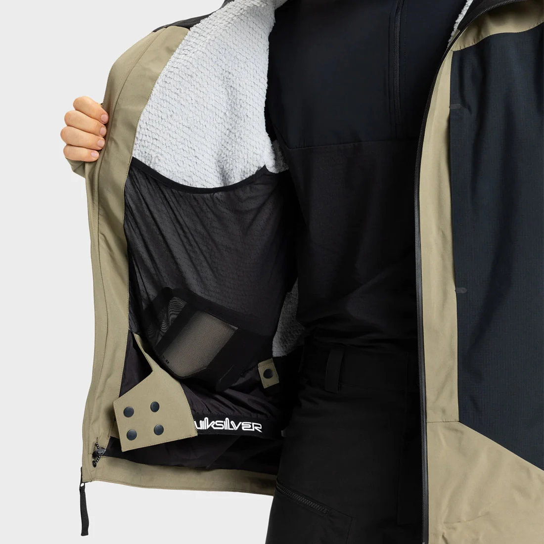 QUIKSILVER Ultralight Stretch 20K Jacket 2026 - Fallen Rock - Image 7