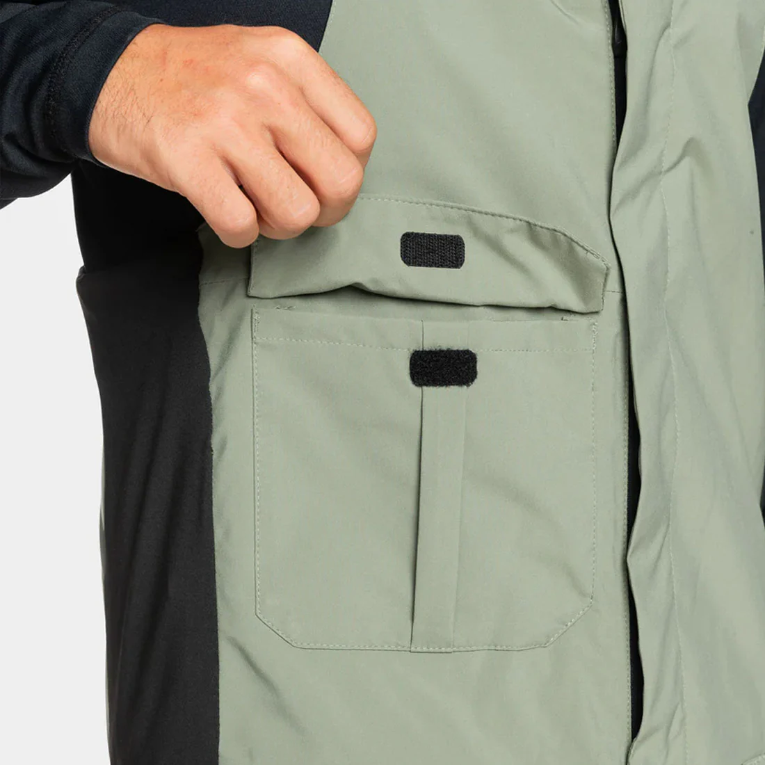 QUIKSILVER Utility Bib Pant 2025 - Sea Spray - Image 4