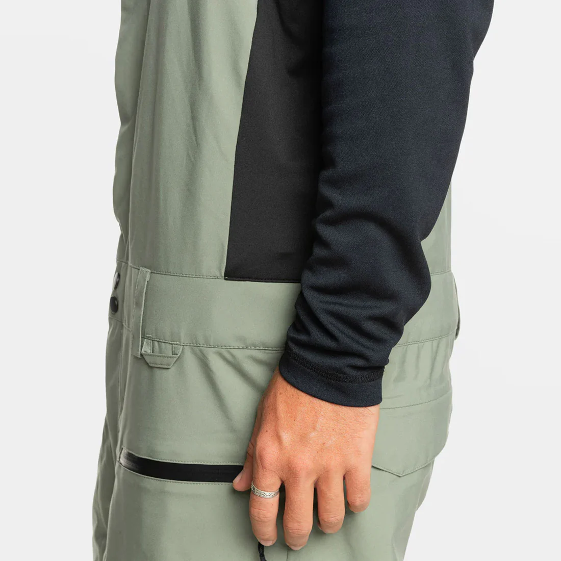 QUIKSILVER Utility Bib Pant 2025 - Sea Spray - Image 5