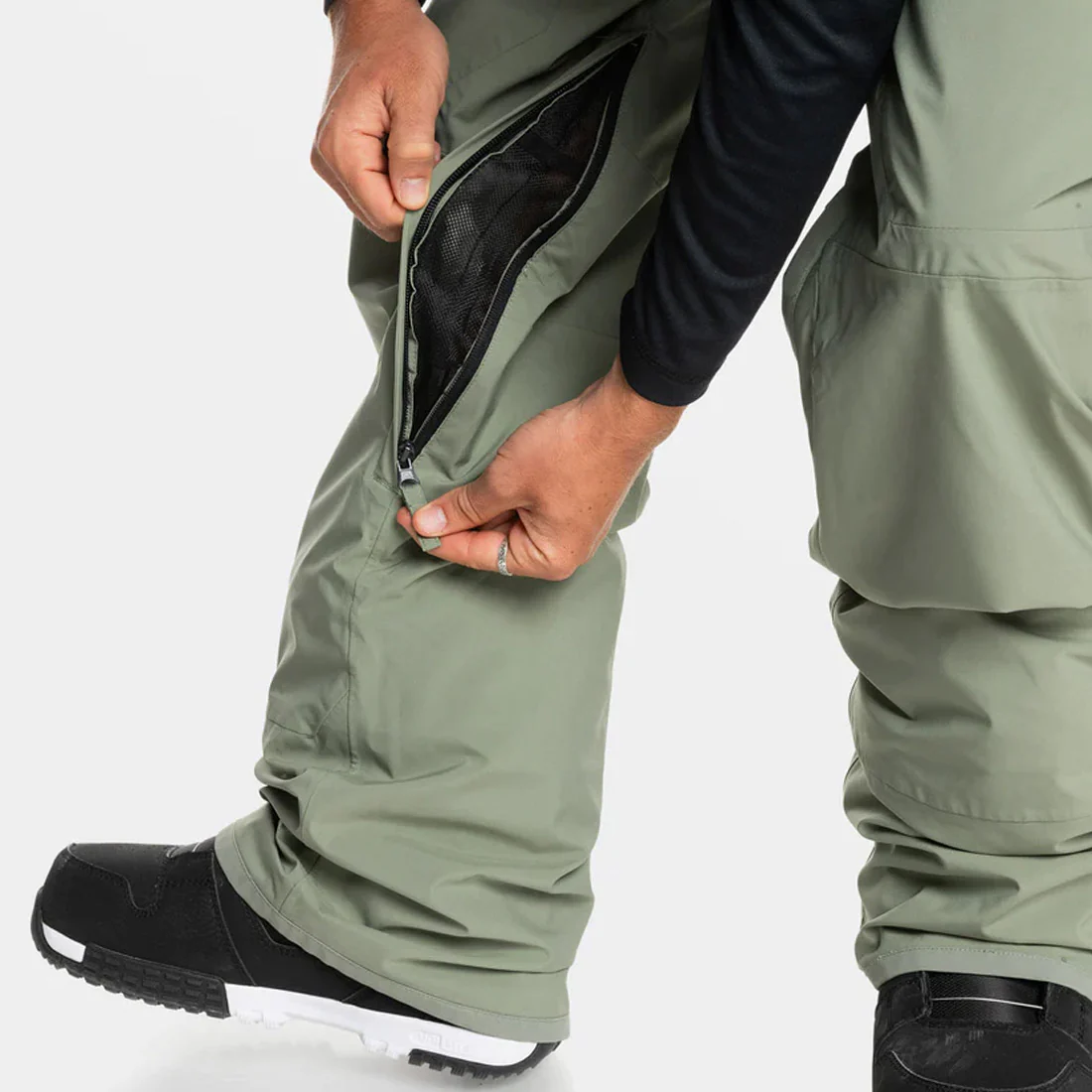 QUIKSILVER Utility Bib Pant 2025 - Sea Spray - Image 6