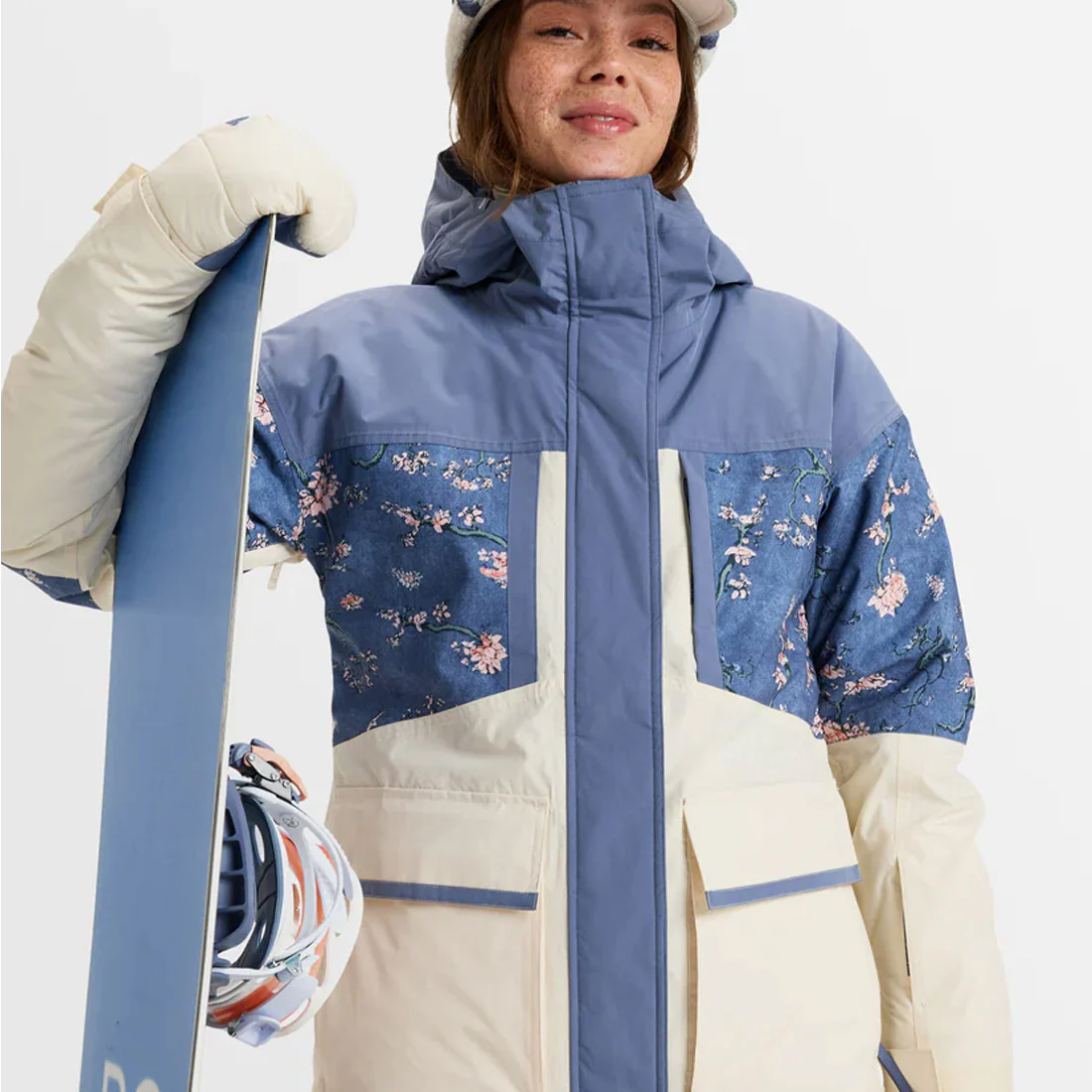 ROXY Women's Chloe Kim Parka Jacket 2025 - Wild Wind Chloe Blossom - Image 4