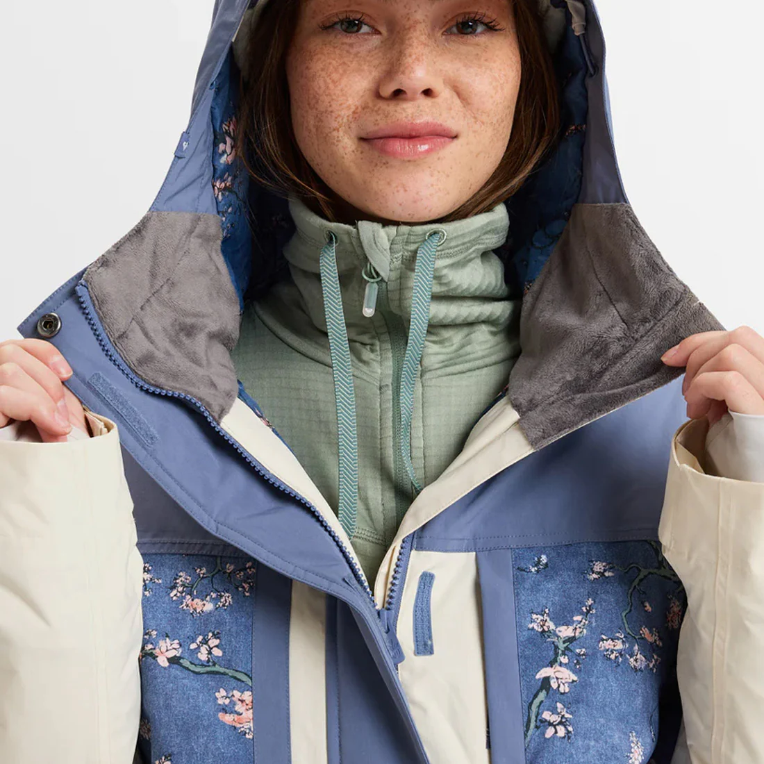ROXY Women's Chloe Kim Parka Jacket 2025 - Wild Wind Chloe Blossom - Image 5