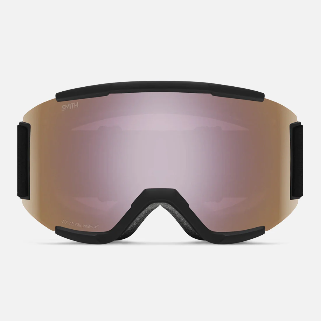SMITH Squad Goggle 2026 - Black/ChromaPop Everyday Rose Gold Mirror - Image 2